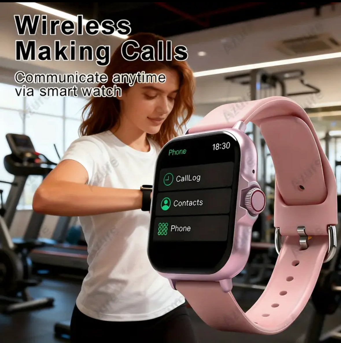 Smartwatch 1.83” Full Touch HD, Apel Bluetooth, Monitorizare Sănătate & Sport, Unisex – Compatibil Android & iPhone - Transport gratuit 🥳