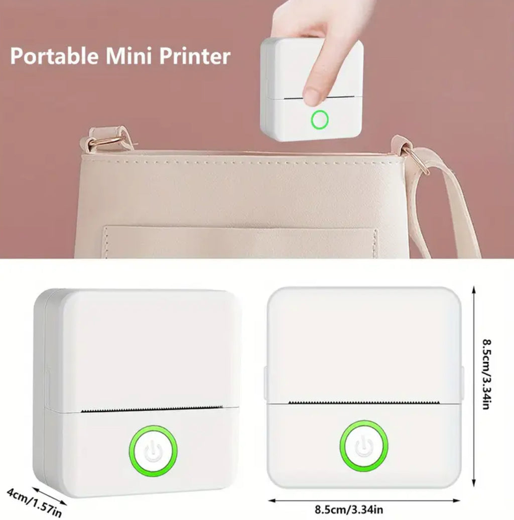 Mini Imprimantă Portabilă – Printezi instant fără cerneală